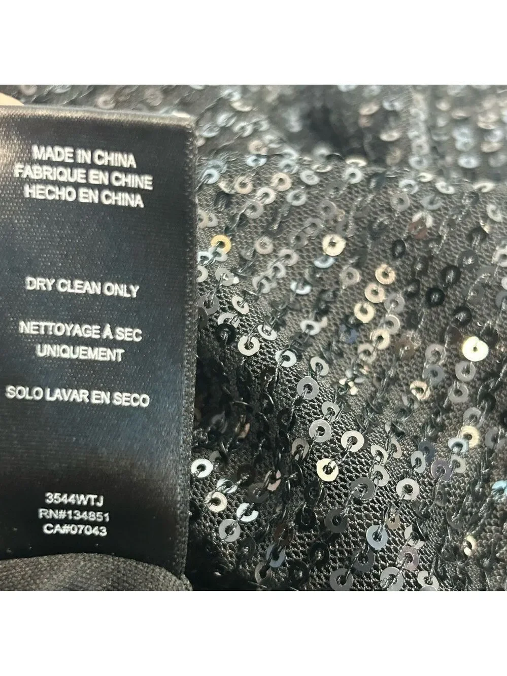 Wayf black sequin midi pencil skirt stretchy NWT